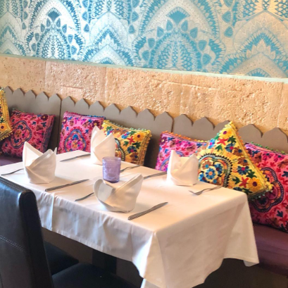 Comida india en El Albir-mesa