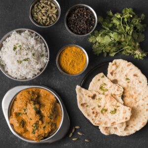 comida india en alfas del pi - variedad